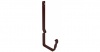 ГРАНДЛАЙН держатель желоба (крюк) 8017 (коричневый) длинный