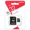 micro SDHC карта памяти Smartbuy 32GB Class 10 (с адаптером SD)LE